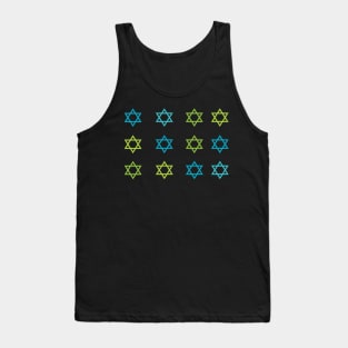 Jewish stars Tank Top